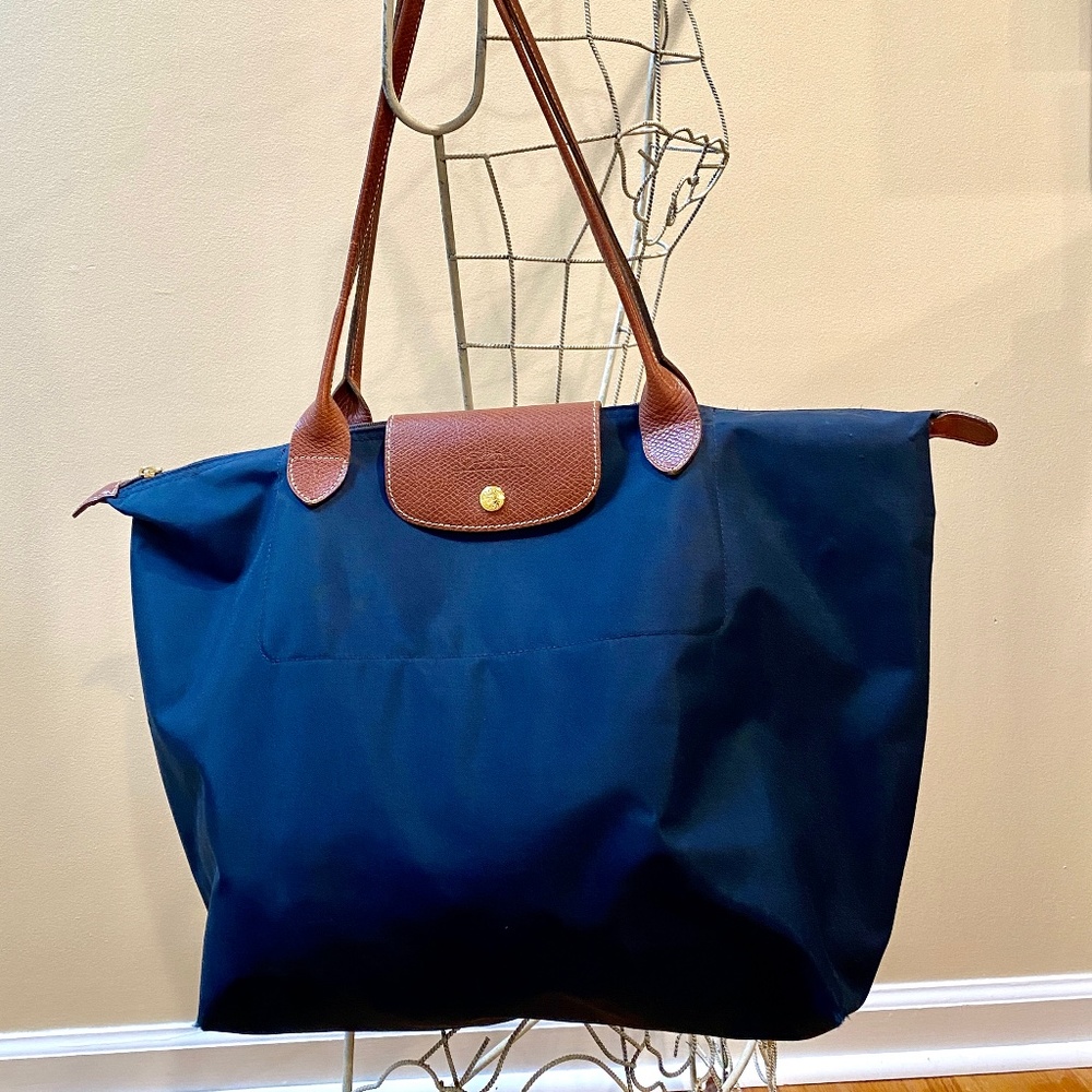 Longchamp Large Navy Tote